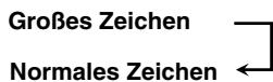 JVC RD-HA3W - Ändern der Zeichengröbe - 3