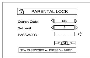 JVC TH-A9R - Enter your 4-digit password using the number buttons (0~9). - 1