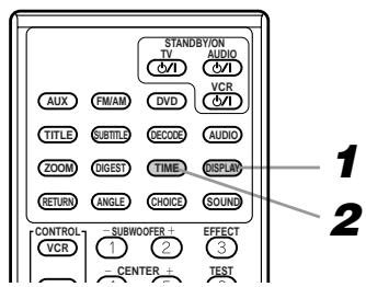 JVC TH-A9R - To check the time information - 3