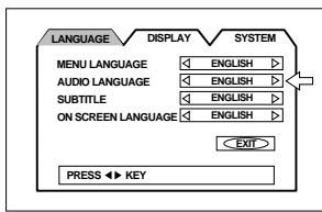 JVC TH-A9R - Choosing audio language - 1