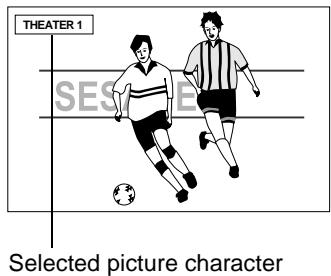 JVC TH-A9R - Press THEATER POSITION to select the desired picture character. - 2