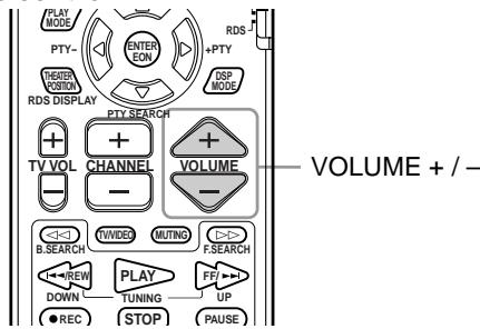 JVC TH-A9R - Adjusting volume [VOLUME] - 1