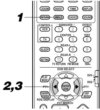 JVC TH-A9R - Using the ANGLE button - 1