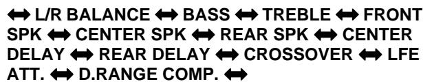 JVC TH-A9R - Press the / cursors to select the desired item. - 1
