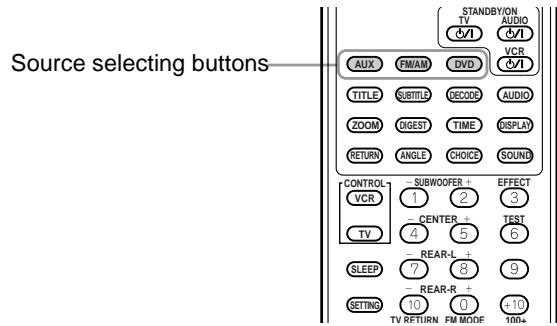 JVC TH-A9R - From the remote control: - 1