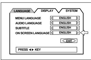 JVC TH-A9R - Choosing on-screen language - 1