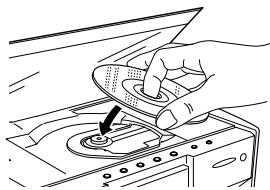 JVC TH-A9R - Place a disc. - 1
