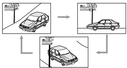 JVC TH-V70R - Press ANGLE repeatedly to select the desired view angle. - 1