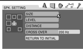 JVC TH-V70R - SETTING menu - 1