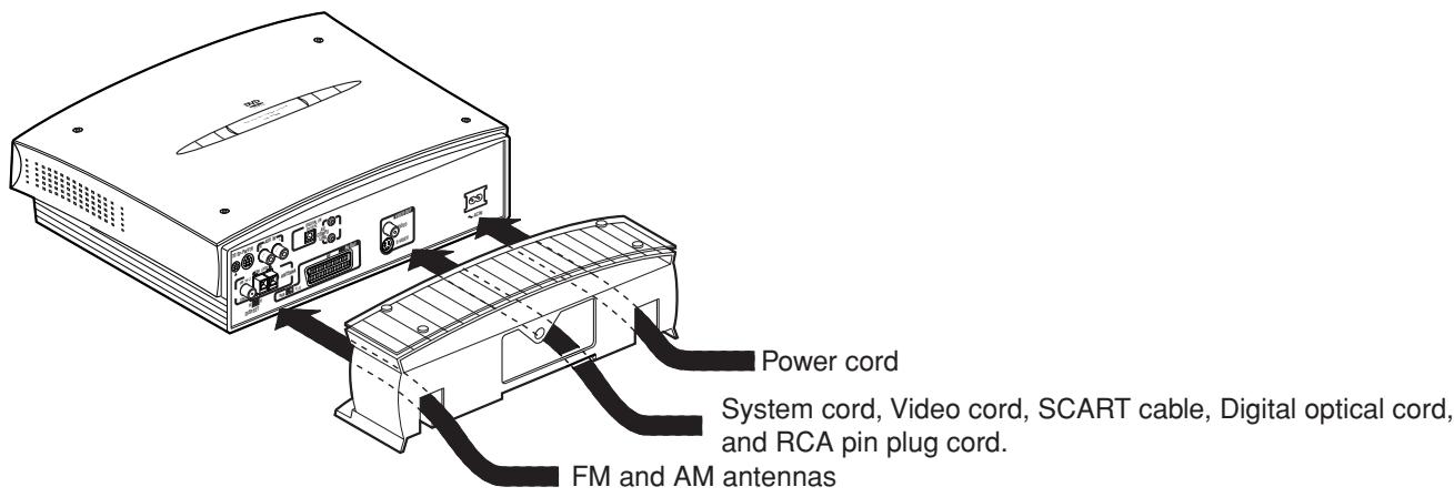 JVC TH-V70R - When placing the center unit vertically - 1