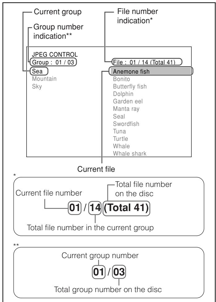 JVC TH-V70R - ■ JPEG control display - 1