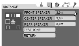 JVC TH-V70R - DISTANCE menu - 1