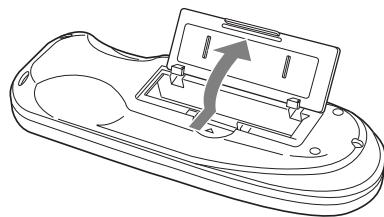 JVC UX-A70MDR - Putting the Batteries into the Remote Control - 1