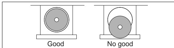JVC UX-A70MDR - Place a CD correctly on the circle of the disc tray with its label side up. - 1