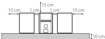 JVC UX-G300 - CAUTION: Proper Ventilation - 1