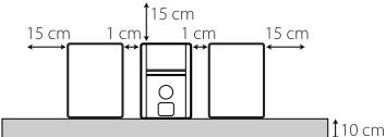 JVC UX-G300 - CAUTION: Proper Ventilation - 1