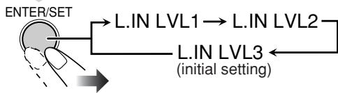 JVC UX-G70 - Adjusting the Audio Input Level - 2