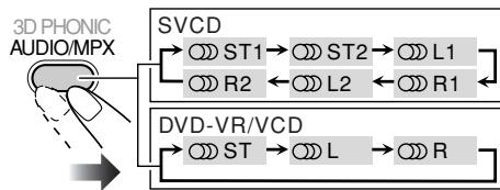 JVC UX-G70 - Selecting the Audio Track - 6
