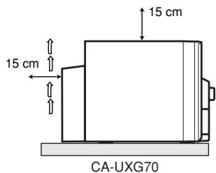 JVC UX-G70 - Caution: Proper Ventilation - 2