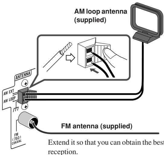 JVC UX-G70 - AM/FM antenna - 2