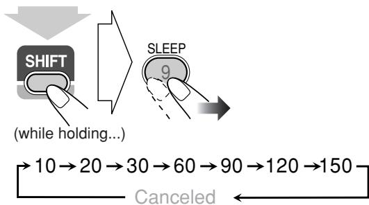 JVC UX-G70 - Sleep Timer - 1