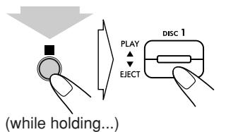 JVC UX-G70 - Prohibiting Disc Ejection—Child Lock - 1
