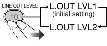 JVC UX-G70 - Adjusting the Audio Output Level - 2