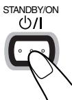 JVC UX-J50 - Press STANDBY/ON / to turn off the unit (standby) if you have set the timer with the unit turned on. - 1