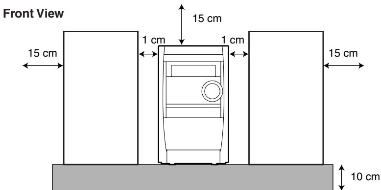 JVC UX-J50 - CAUTION: Proper Ventilation - 1