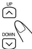 JVC UX-J50 - Press UP or DOWN to adjust the hour, then press CLOCK/TIMER. - 1