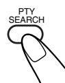 JVC UX-J50 - Press PTY SEARCH. - 1