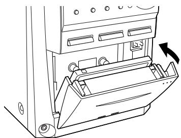 JVC UX-J50 - Press PUSH OPEN  again to close the cassette holder. - 1