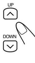 JVC UX-J50 - Press UP or DOWN to select a preset number. - 2