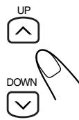 JVC UX-J50 - Press UP or DOWN to select the track number, then press SET. - 2
