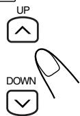 JVC UX-J50 - Press UP or DOWN to select a preset number. - 1