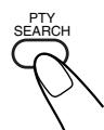 JVC UX-J60 - Press PTY SEARCH. - 1