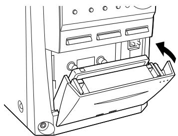 JVC UX-J60 - Press PUSH OPEN again to close the cassette holder. - 1