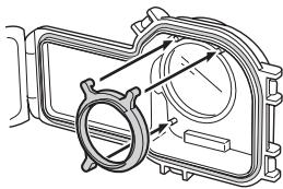 JVC WR-MG88U - Aseta kamera vesitiiviiseen koteloon. - 2