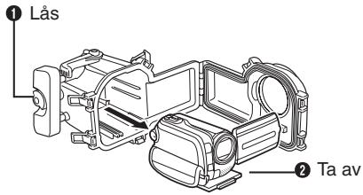 JVC WR-MG88U - Apne den marine kassen og ta ut kameraet. - 1