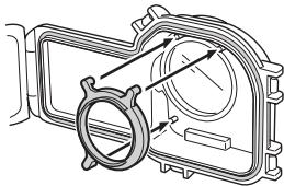 JVC WR-MG88U - Insert the camera into the marine case. - 2