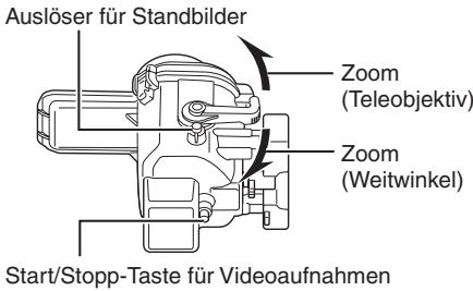 JVC WR-MG88U - Drücken Sie die Start/Stopp-Taste für die Videoaufnahme oder den Auslöser für Standbilder, um mit der Aufnahme zu beginnen. - 1