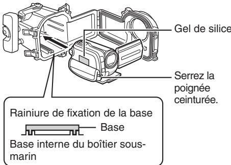 JVC WR-MG88U - Fixation du boiler sous-marin au caméscope - 4