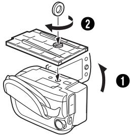 JVC WR-MG88U - Bevestig de basis op de juiste manier voor uw type camera. (17 blz. 25) - 1