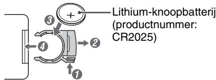 JVC NX-PN7 - Vervangen van de batterij in de afstandsbediening - 1
