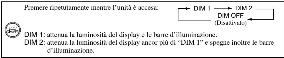 JVC NX-PN7 - Per attenuare il display e le barre d'illuminazione—DIMMER - 1