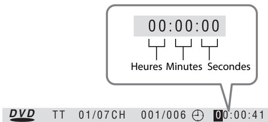 JVC NX-T5E - Quand vous entrez la durée de lecture écoulée - 1