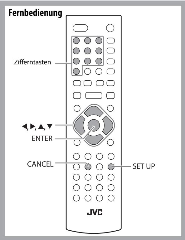 JVC NX-T5E - Setup-MENU-Vorgänge INFO - 1