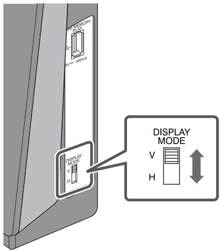JVC NX-T5E - Positionnement vertical ou horizontal de l'appareil principal - 1