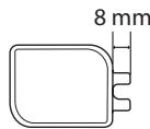 JVC TH-BS7 - Abmessungen der Wandbefestigungshalterung für Hauptgerät und Lautsprecher - 4
