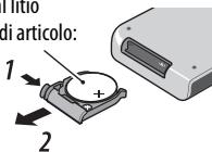 JVC TH-BS7 - Sostituzione della batteria del telecomando - 3